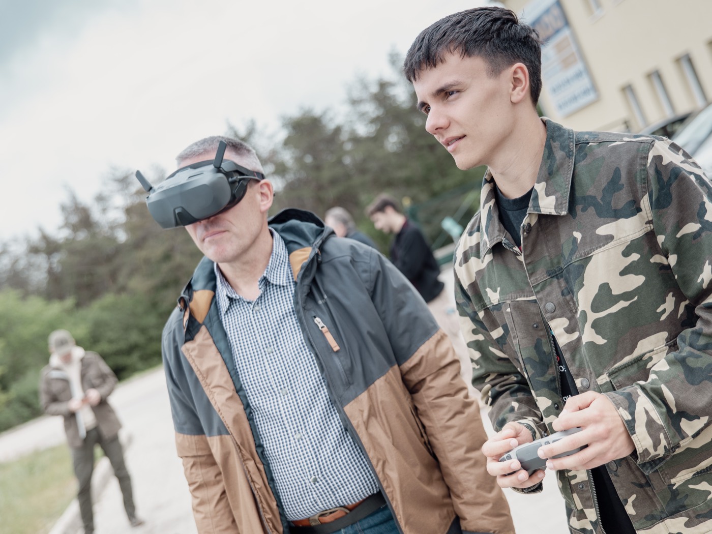 FPV szemüveges repülés oktatóval